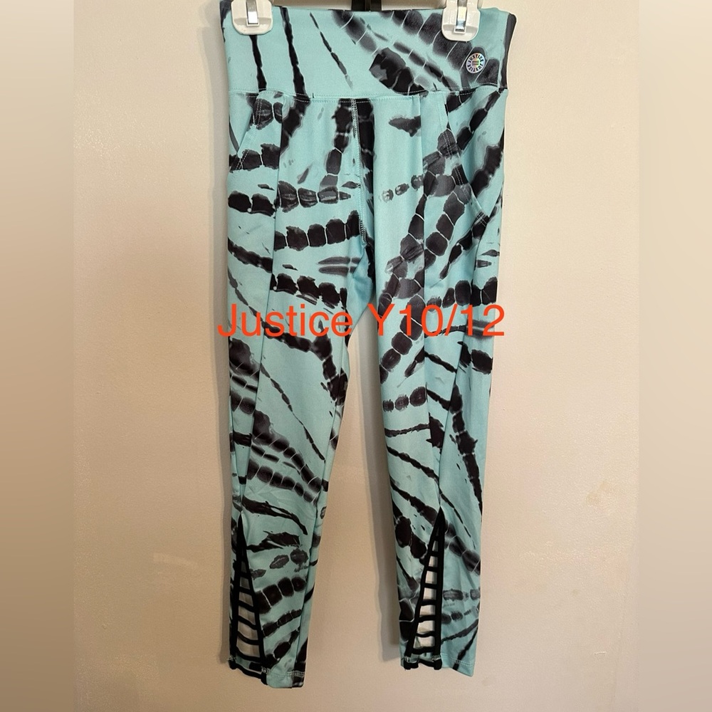 Little girls leggings all three pair together